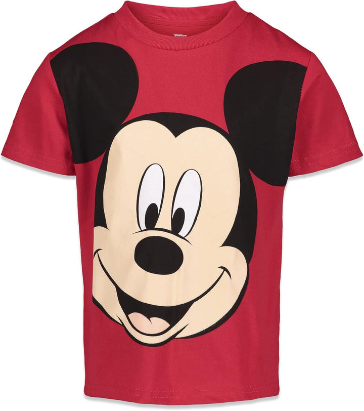 Disney Mickey Mouse Donald Duck Pluto Goofy T-Shirt für Kleinkinder bis grosse Kinder, 18 Monate Wei