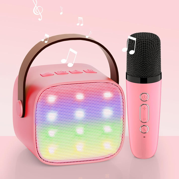 Kinder Karaoke Maschine, Neueste Karaoke Mikrofon Kinder, Geschenke für Mädchen Jungs,Mini Bluetooth