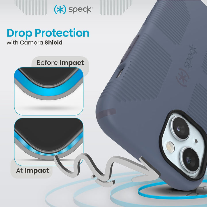 Speck iPhone 15 Hülle - Gebaut für MagSafe, Fallschutzgriff - für iPhone 15 iPhone 14 & iPhone 13 -