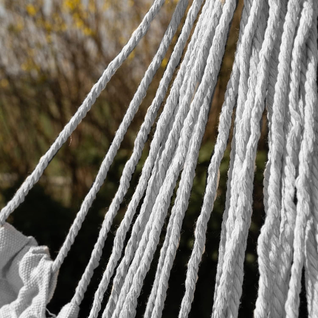 Hängesessel Outdoor 97 x 130 cm Grau bis 120 kg - Schaukelsessel Outdoor und Innen - Hängeschaukel P
