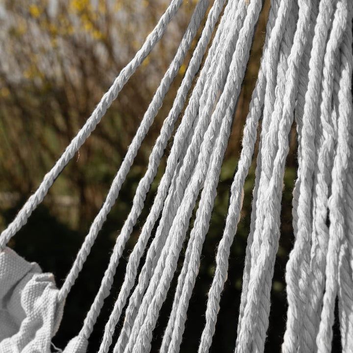 Hängesessel Outdoor 97 x 130 cm Grau bis 120 kg - Schaukelsessel Outdoor und Innen - Hängeschaukel P