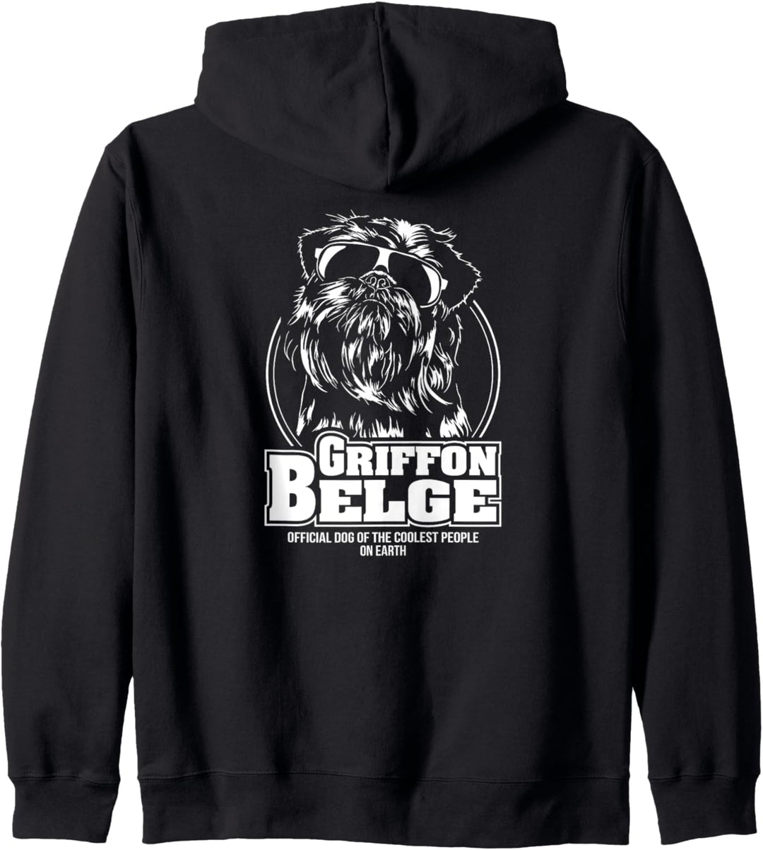 Lustiger Griffon Belge coolest people Hund Hundespruch Kapuzenjacke