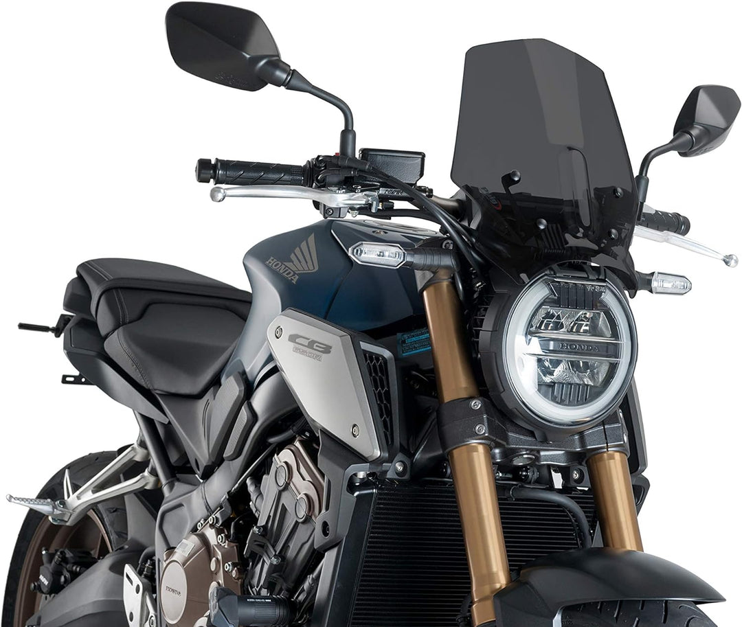 Puig Windschutzscheibe Naked New Generation Sport 9748F für Honda CB650R Neo Sports Café 19', Honda