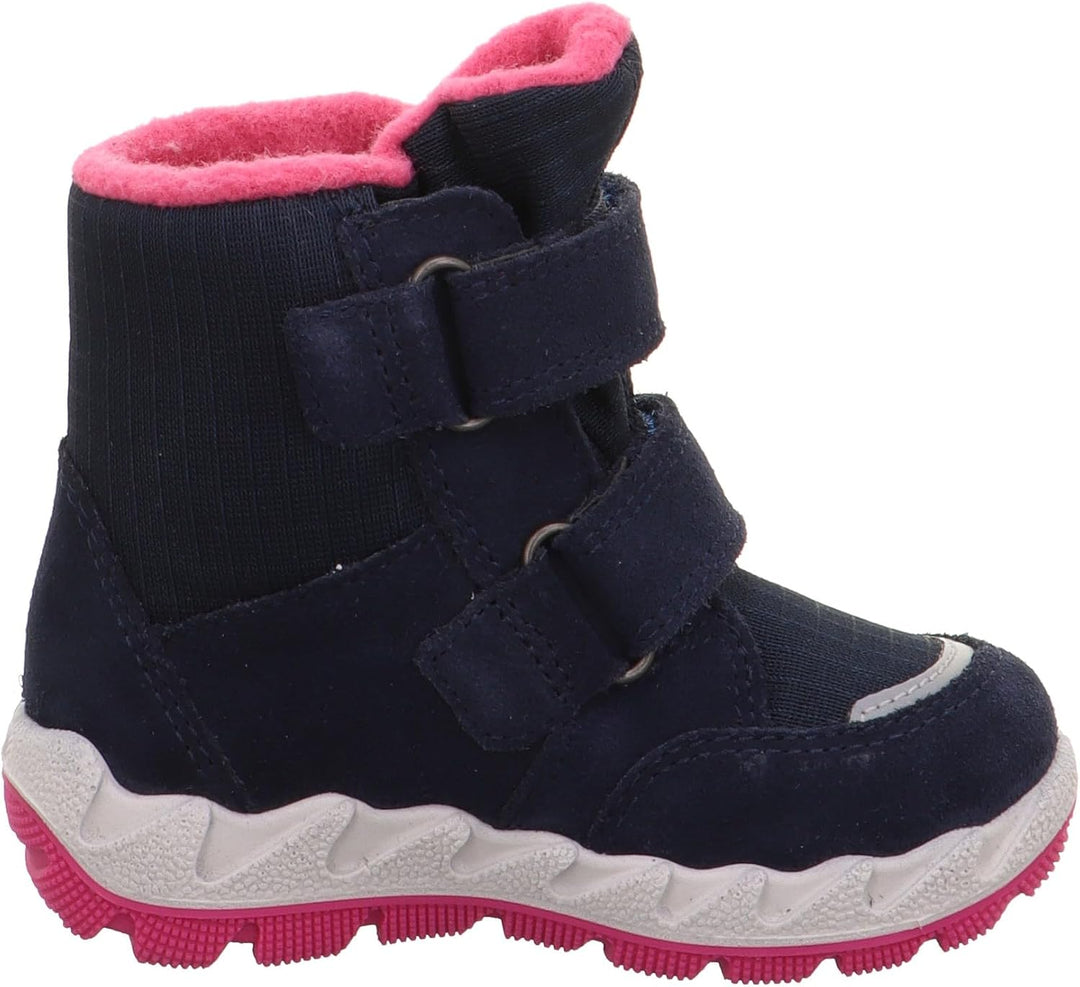 Superfit Mädchen Icebird Warm Gefütterte Gore-tex Schneestiefel 20 EU Schmal Blau Pink 8020, 20 EU S