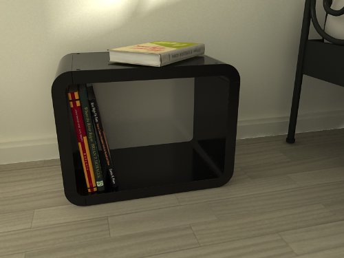 CUMIX DESIGN Regal System KMCM003 schwarz ohne Rückwand Natur1, Natur1