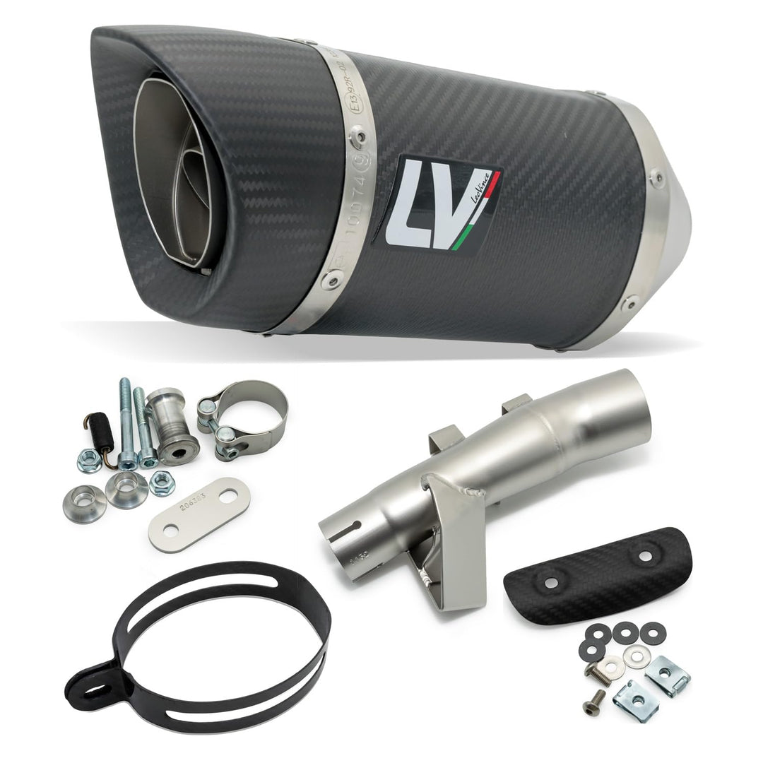 Endschalldämpfer/Auspuffanlage LeoVince SLIP-ON SBK LV PRO, Carbon, mit Zulassung für Honda X-ADV