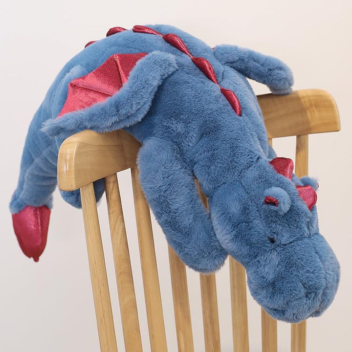 Weighted Stuffed Animal, 110CM Weicher Drachen Spielzeug, 4.5KG Sensory Toy für Kinder & Erwachsene
