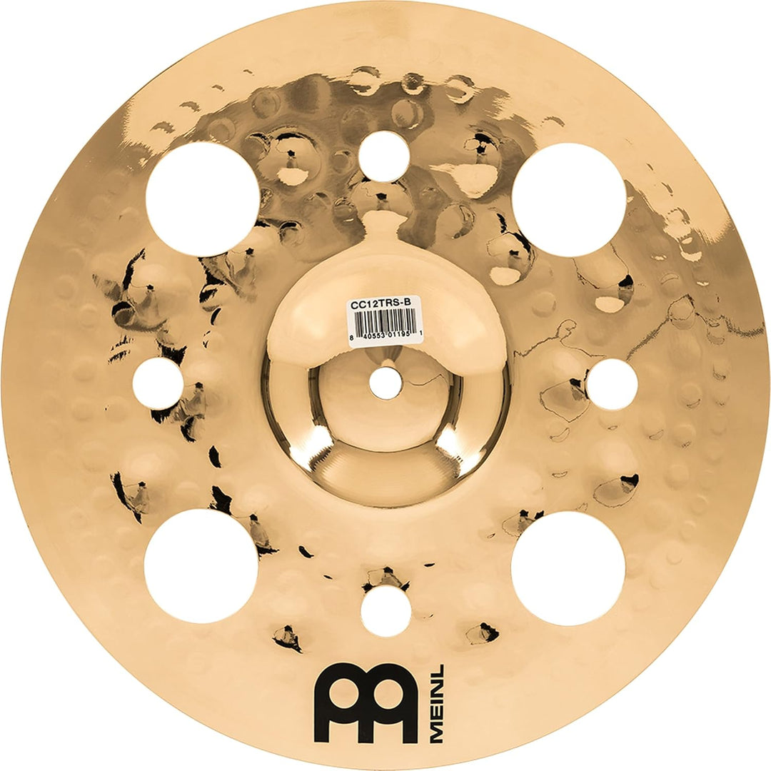 Meinl Cymbals Classics Custom Brilliant Trash Splash 12 Zoll (Video) Schlagzeug Becken (30,48cm) B12