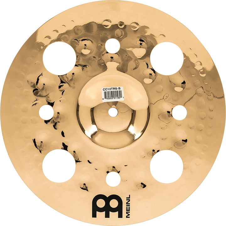 Meinl Cymbals Classics Custom Brilliant Trash Splash 12 Zoll (Video) Schlagzeug Becken (30,48cm) B12
