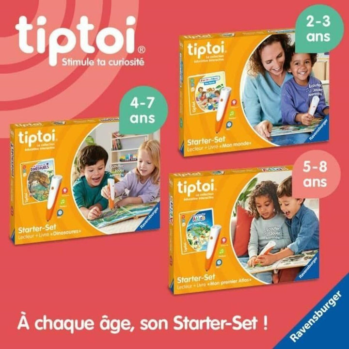 Ravensburger - tiptoi® – Starter Set – Leser + Buch Die Enzyklopädie der neugierigen P&