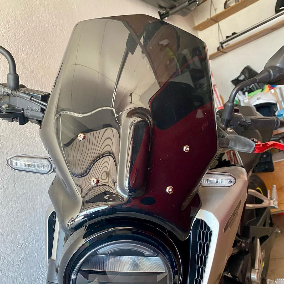 Midimttop für Ho-n-da CB125R CB300R CB 125R CB 300R 2020 2021 2022 2023 Doppel Blase Windschutz Sche