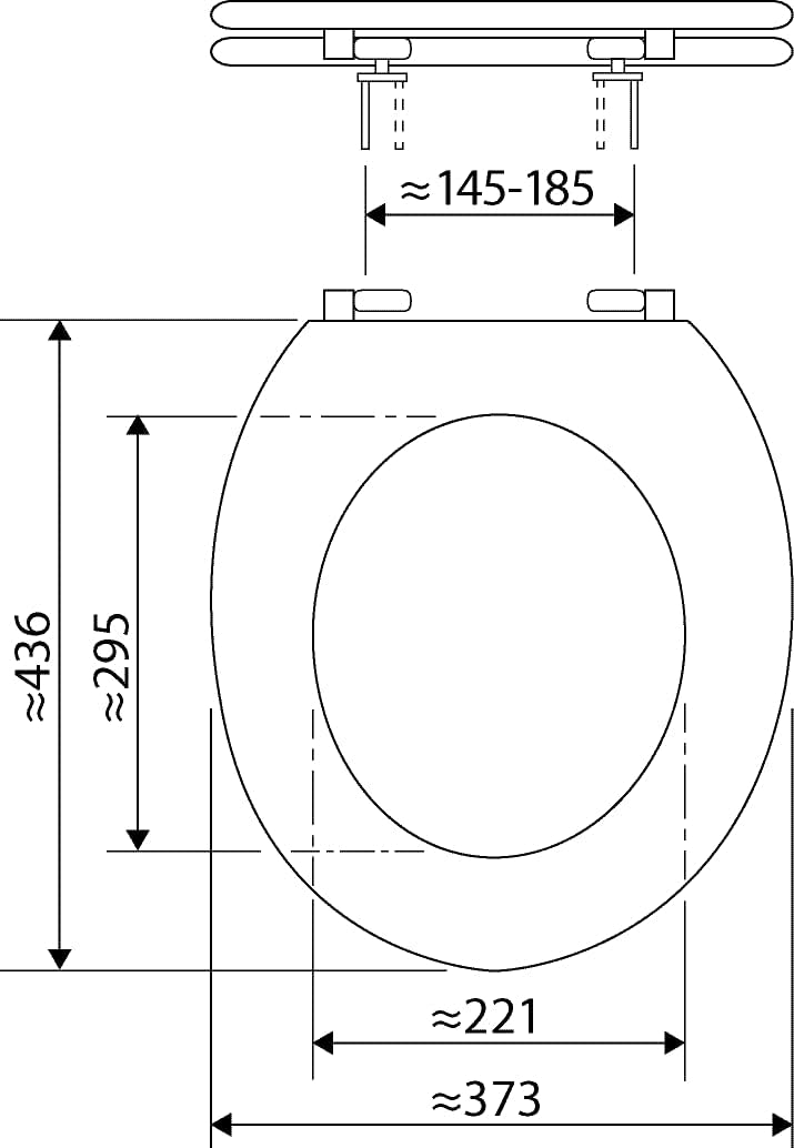 Sanlux 40385 6 Sitz Urlaubsfeeling, Toilettensitz, WC-Brille aus Duroplast, Klodeckel, Toilettendeck