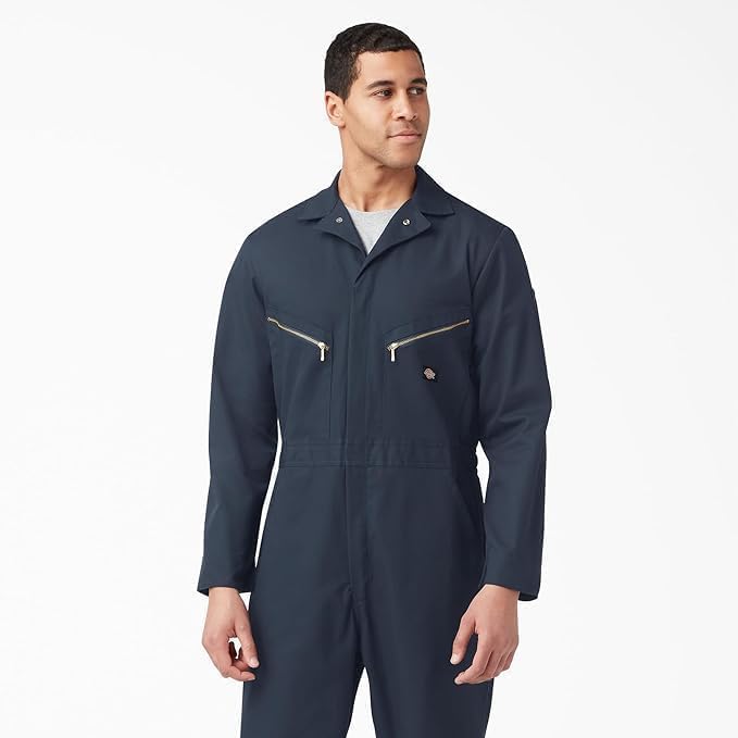 Dickies Herren Deluxe-Overall Arbeitsschutzanzug M Tall Dunkelmarineblau, V1, M Tall Dunkelmarinebla