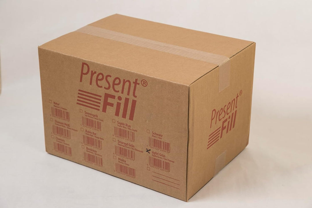 5 KG PresentFill® Füllmaterial Smaragd Grün - umweltfreundliches Polstermaterial aus 100% Recycling