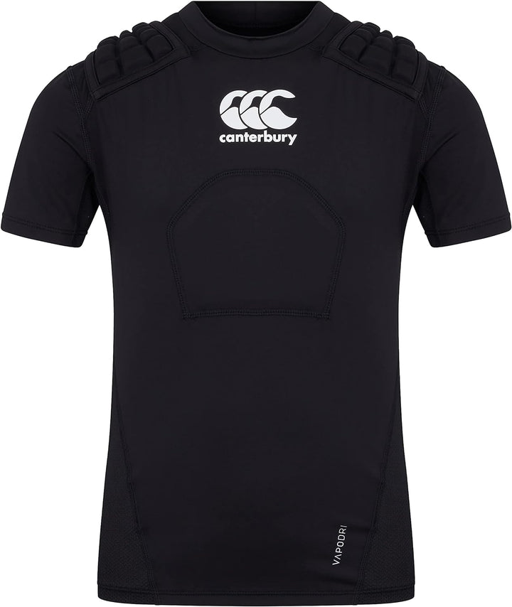 Canterbury Unisex Jugend CCC-Schutz Rugby-Schutzweste MB Schwarz/Weiss/Silber, MB Schwarz/Weiss/Silb