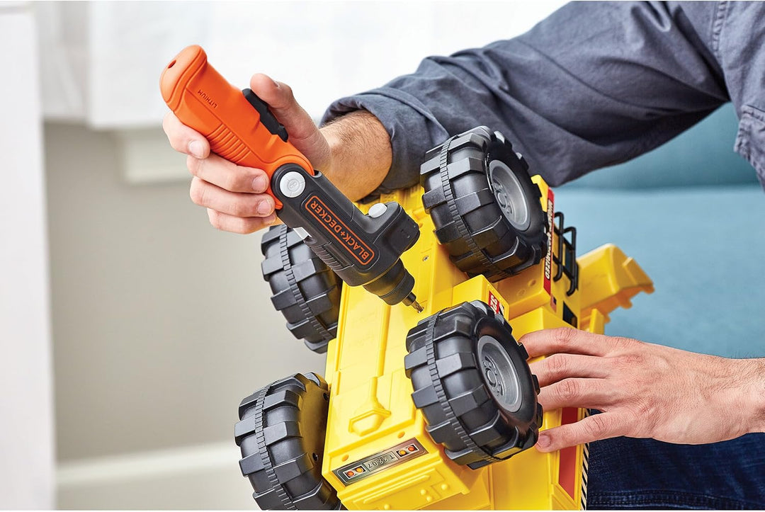 Black+Decker Pivot Akku-Schrauber BDCSFL20C (3,6 V, 1,5 Ah Li-Ion, 3-Positionen-Handgriff, für einge