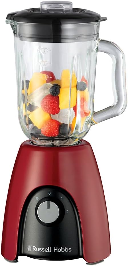 Russell Hobbs Standmixer [Smoothie Maker] Mixer (Blender, 1,5L Glasbehälter, 2 Stufen und Pulse-Funk