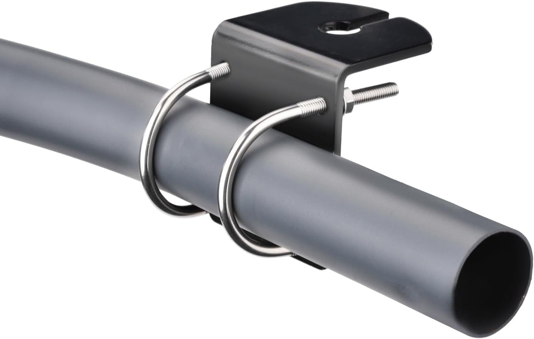 Bingfu Aluminium-L-Halterung mit U-Bolzen zur Mastmontage, 16-mm-Loch, strapazierfähige, wasserdicht
