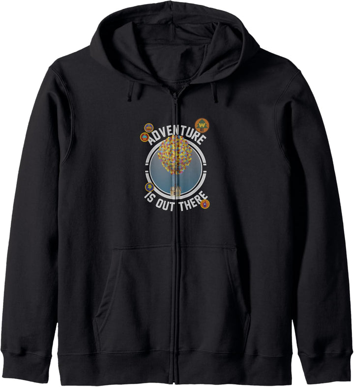 Disney Pixar Up Adventure House Circle Logo Kapuzenjacke