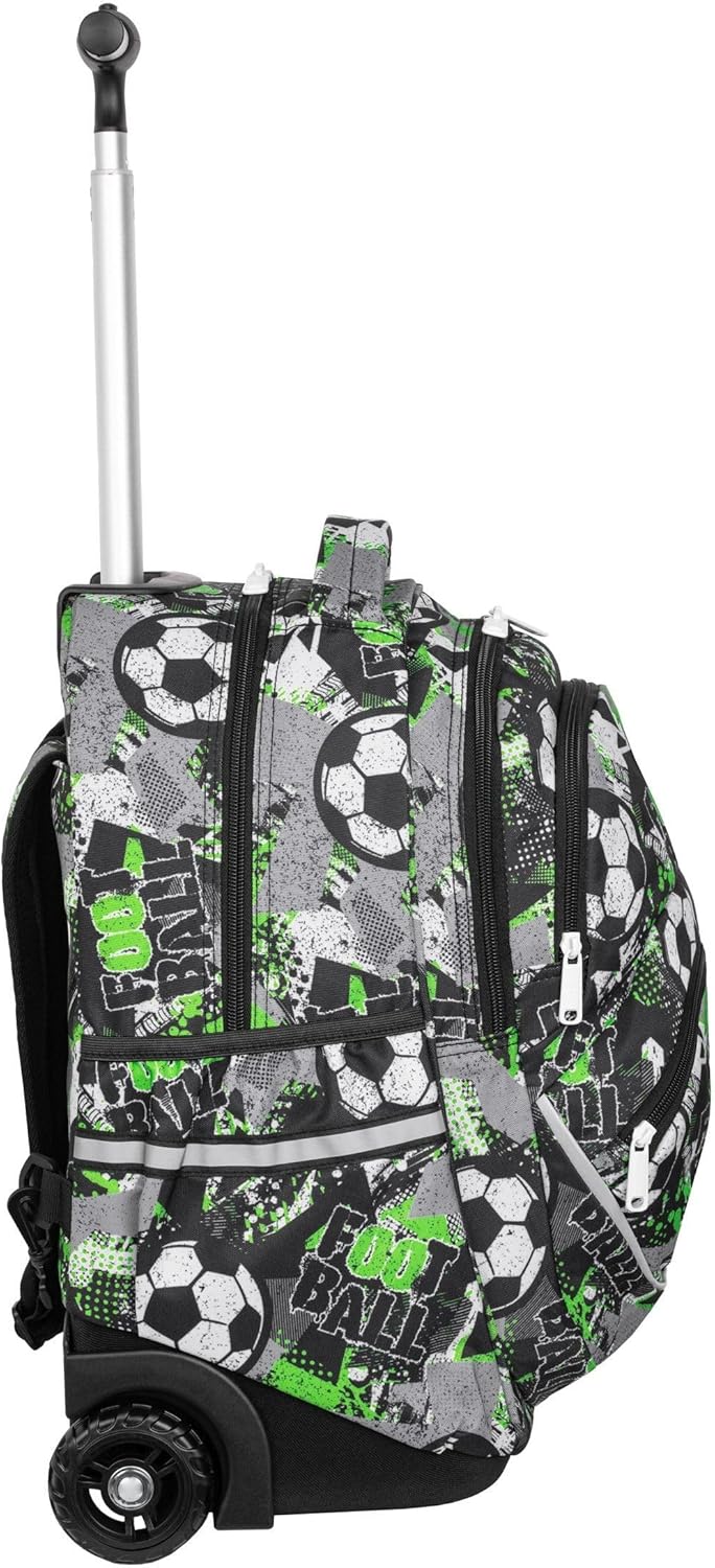 Coolpack F035674, Schulrucksack mit Rollen STARR LET`S GOL, Multicolor 46 x 36 x 22 cm Let`s Gol, 46