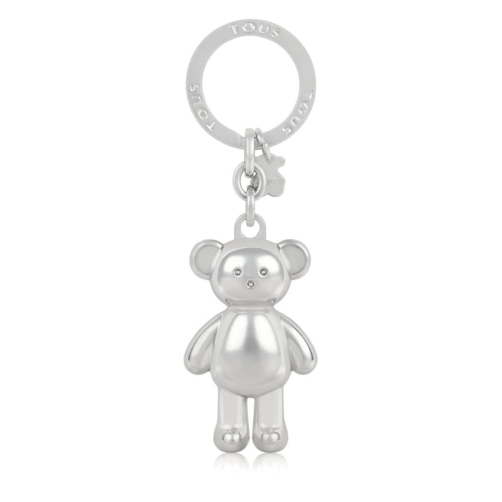 Tous Damen LLAVERO OSO Teddy Bear Plateado SILBERNER TEDDYBÄR-SCHLÜSSELANHÄNGER, Plata, Talla Única