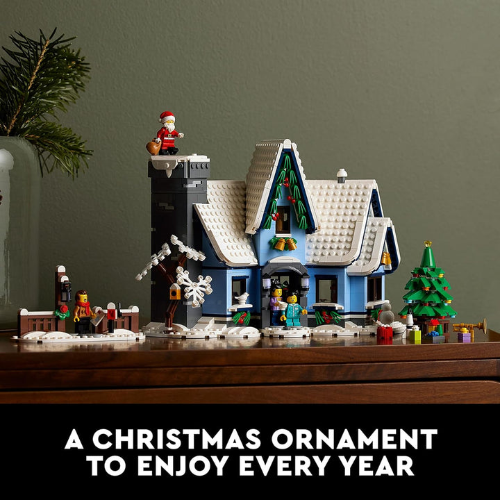 LEGO Santa’s Visit 10293 Building Kit (1,445 Pieces) Frustfreie Verpackung, Frustfreie Verpackung