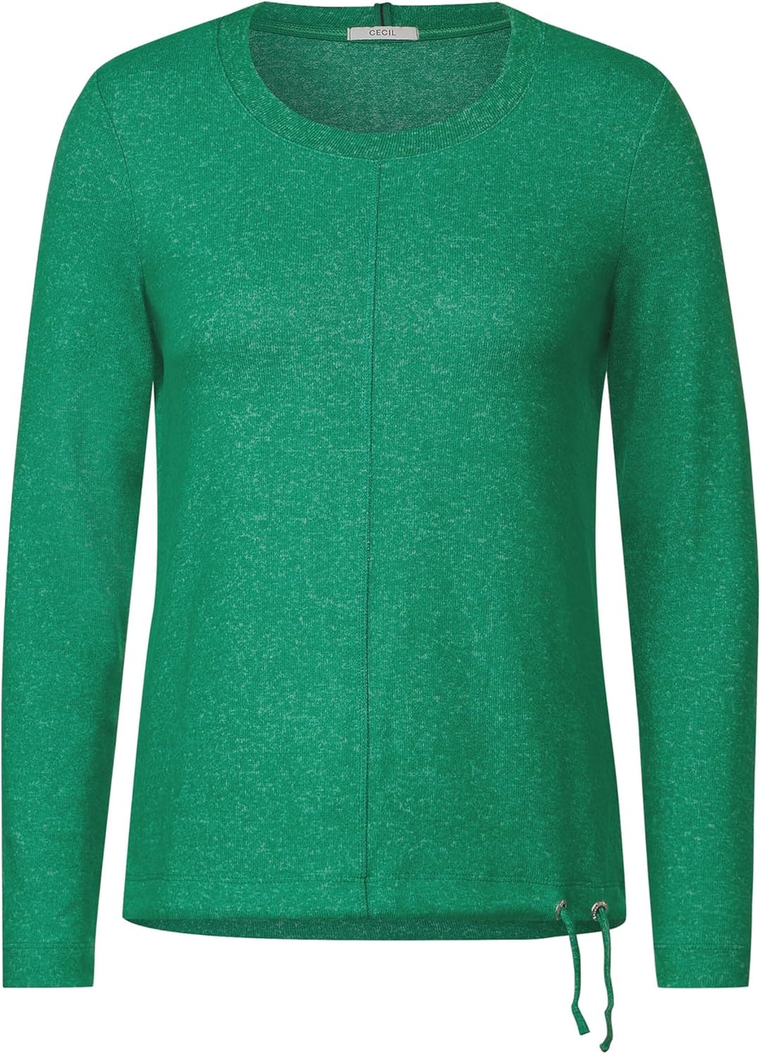 Cecil Damen Langarmshirt, XS Easy Green Melange
