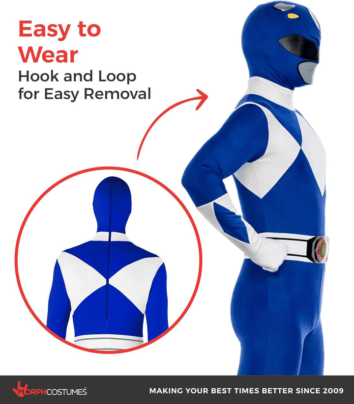 Morphsuits Power-Rangers Kostüm, Blau M