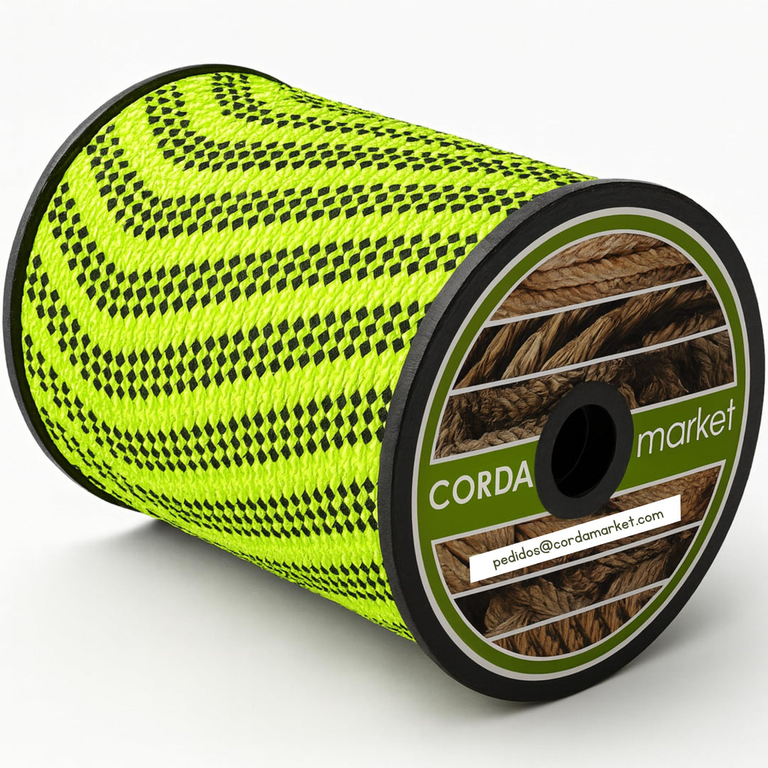 Cordamarket 8mm Seil, Grün, 50mts