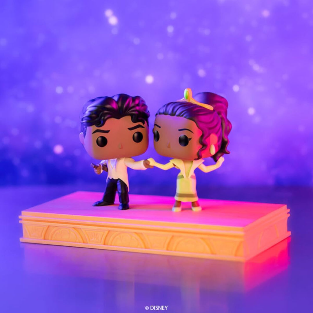 Funko Pop! Moment: Disney 100 - Princess Tiana & Naveen - Vinyl-Sammelfigur - Geschenkidee - Offizie