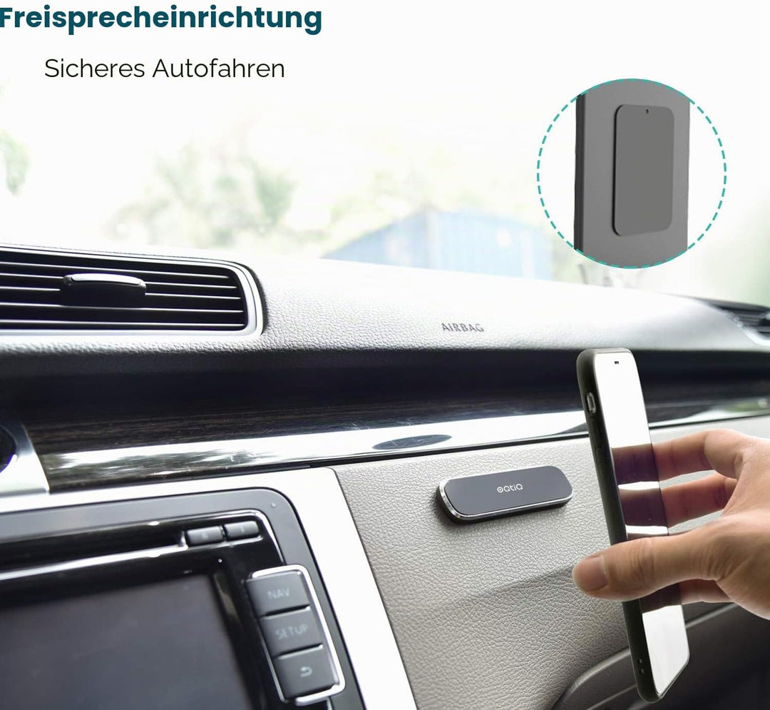 OQTIQ Handyhalterung Auto Magnet, Handy Magnethalterung Auto, [2 Stück] Universal Handy Halterung fü