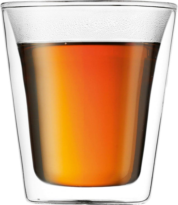 Bodum CANTEEN Gläser-Set (Doppelwandig, 0,2 liters) transparent 0,2 L - 2 Stück, 0,2 L - 2 Stück