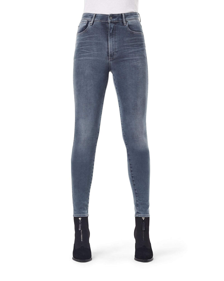 G-STAR Damen Kafey Ultra High Skinny Jeans 26W / 30L Blau (Worn in Smokey Night D15578-b604-c268), 2