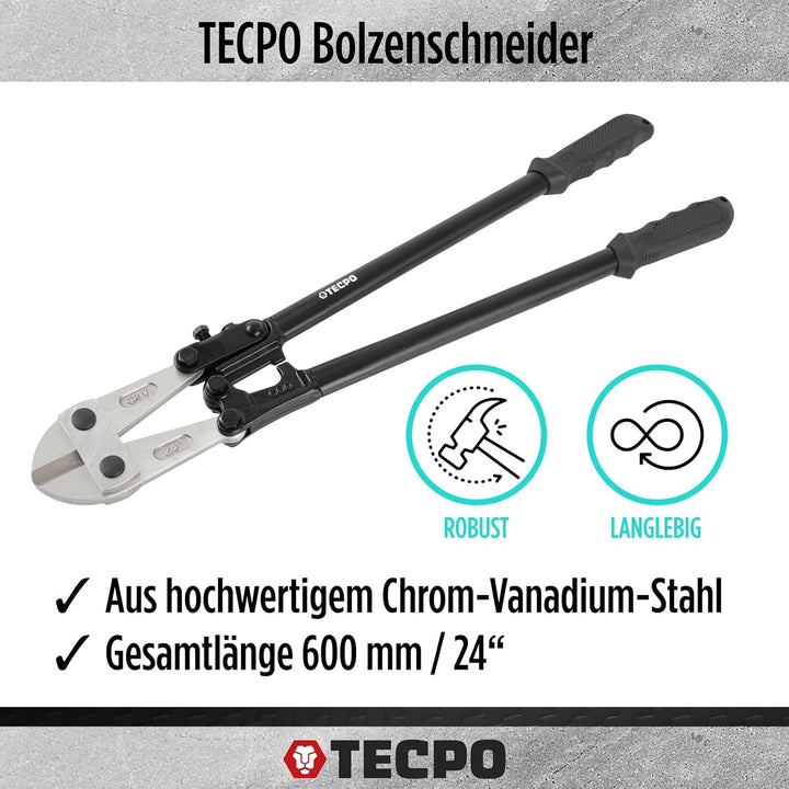 TECPO Bolzenschneider Backen CR-V 600 mm 24"