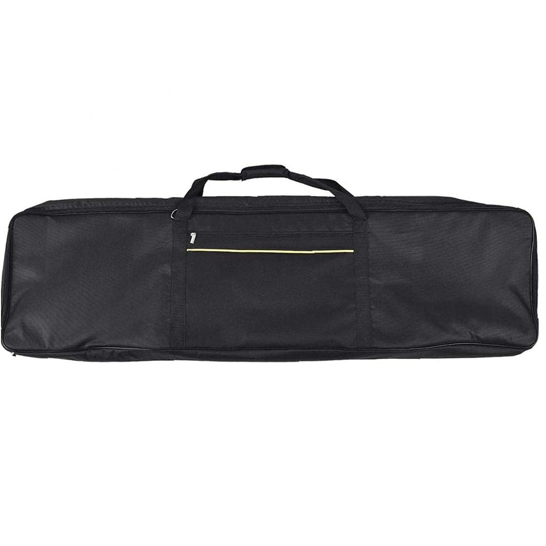 NIDONE Klaviertasche für elektronisches Klavier, 88 Tasten, universal, dick, wasserdicht, Schwarz, S