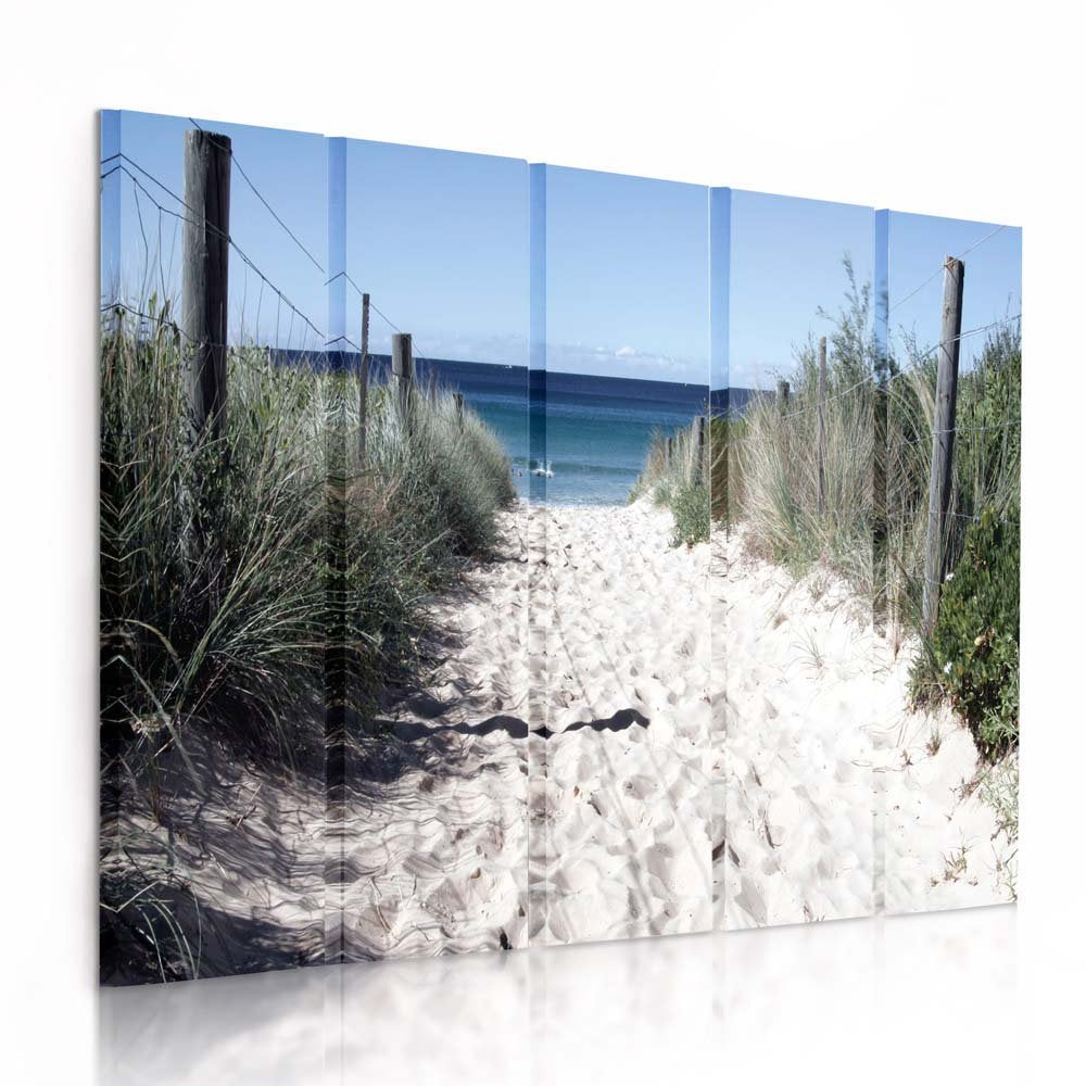 Feeby Bilder 5 Teile Düne 200x100 cm Typ C Wohnzimmer Schlafzimmer Büro Flur Küche Wandbilder Modern