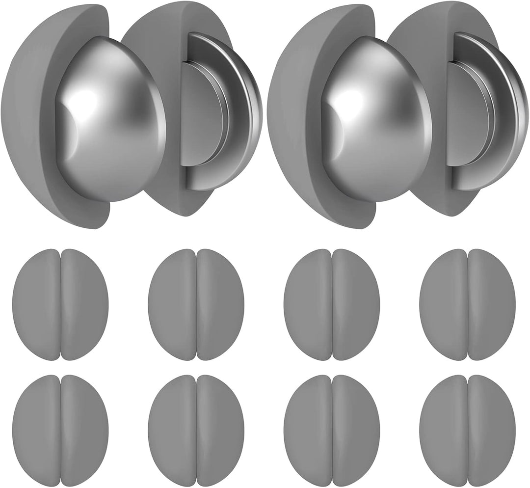 VANZAVANZU Duschvorhang Gewichte, Niemals Rost Duschvorhang Magnete, Silikonbeschichtete Magnete Tis