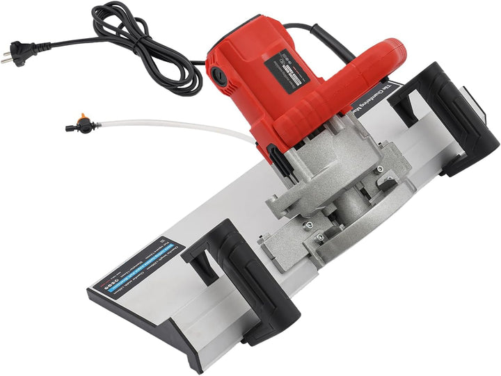 1200W Elektrischer Fliesenschneider, 43-Grad-Fliesen-Anfasmaschine mit Sägeblatt, staubfreies Fasen-