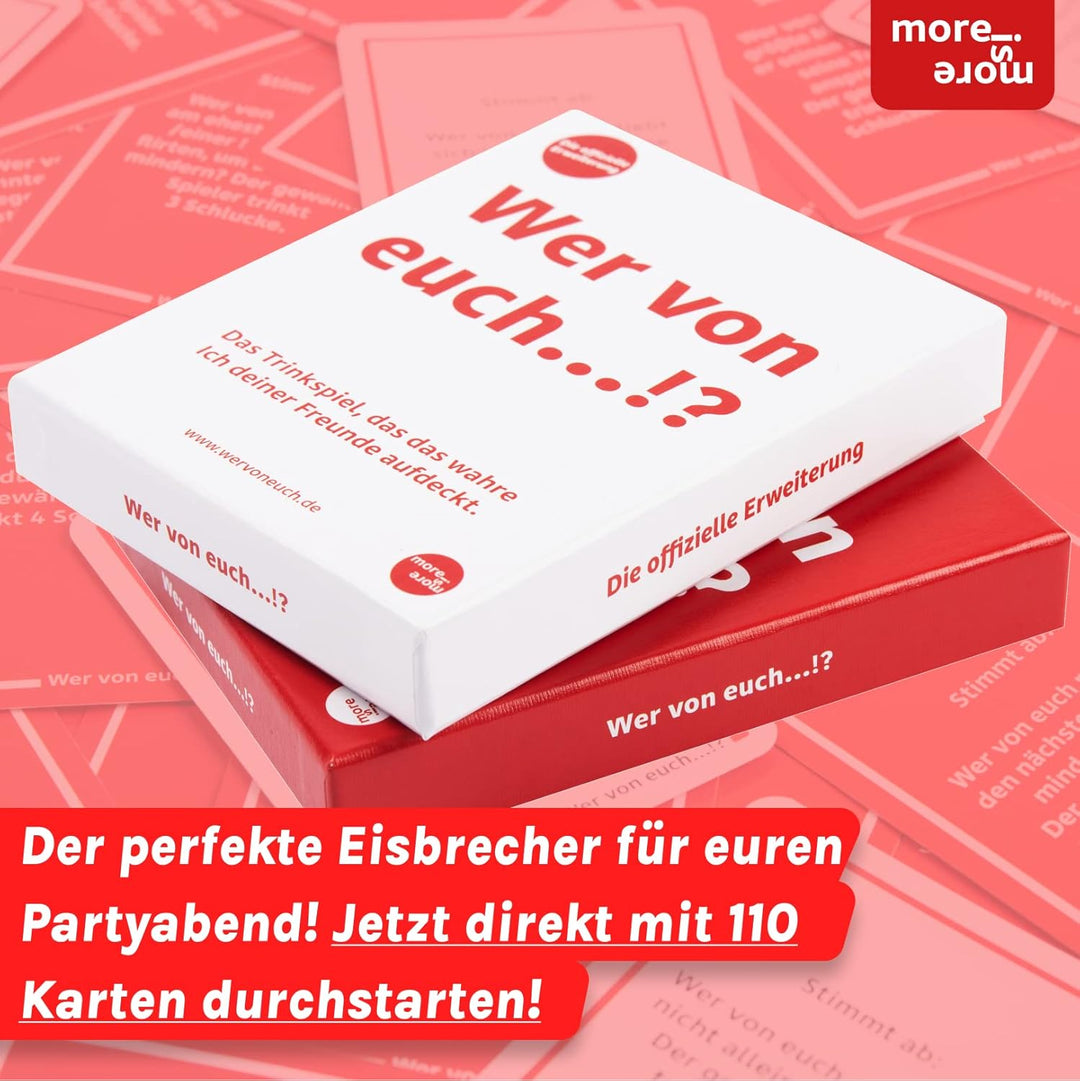 Wer von euch...!?® im Doppelpack - Die Rote und Weisse Edition im Bundle - die Trinkspiele, die das