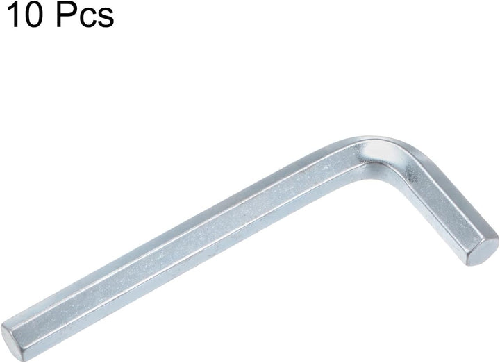 QUARKZMAN 10PCS Innensechskantschlüssel 10 mm L-Form Metrische Sechskantschlüssel aus Chrom-Vanadium