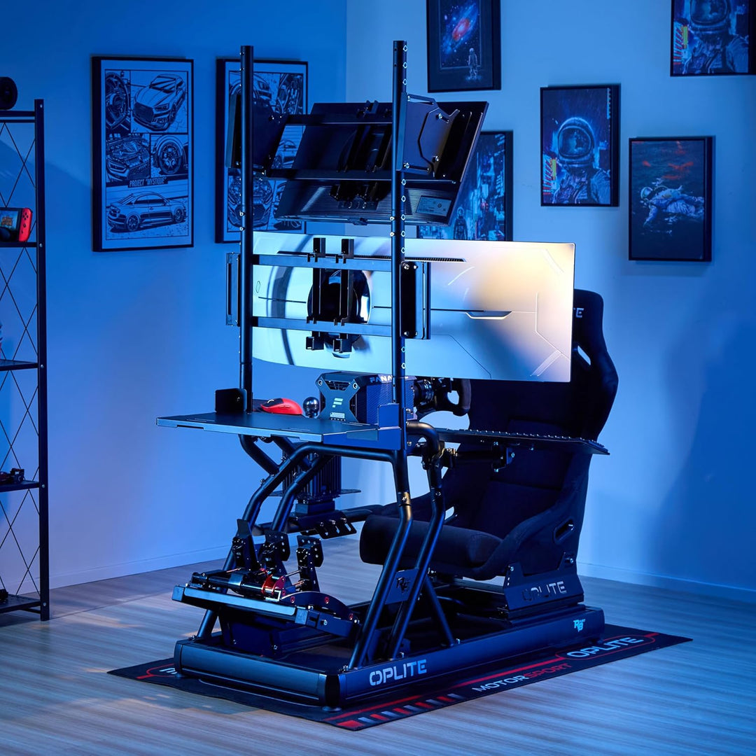 OPLITE - R8 Single Monitor Mount Black - Einfache Monitorhalterung schwarz für R8 Fury