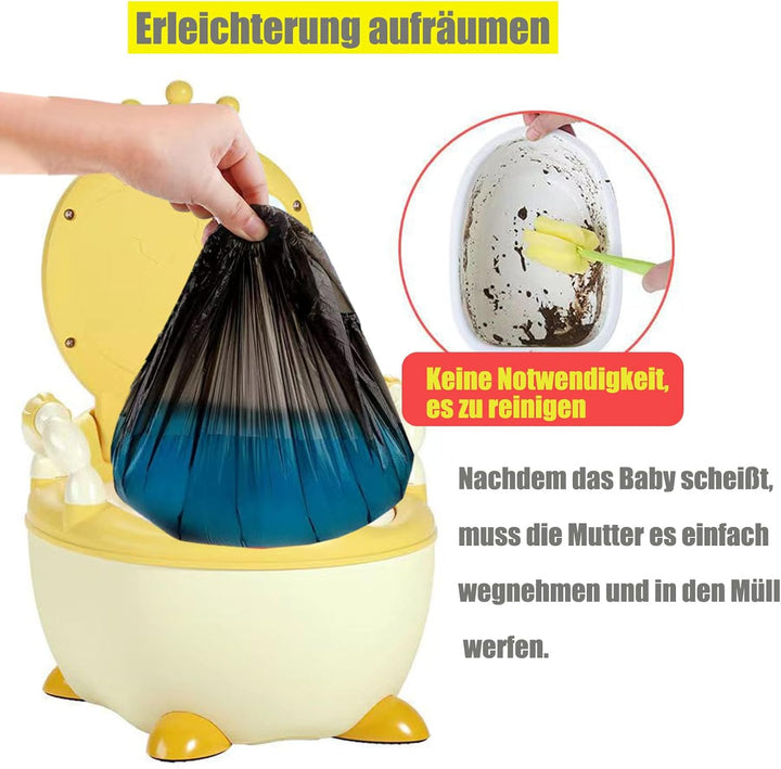 MIUPOO Baby Töpfchenbeutel,Tragbare Reise Töpfchen Stuhl Taschen Universal mit Eine Einziehbare Öffn