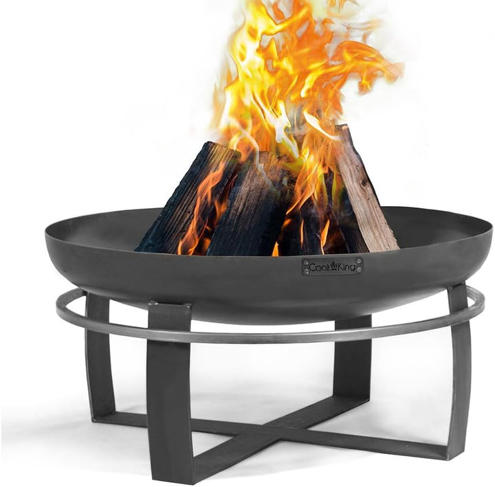 Cook King Viking Feuerschale 80 cm - Feuerschalen für den Garten - Feurstelle Outdoor & Feuertonne -