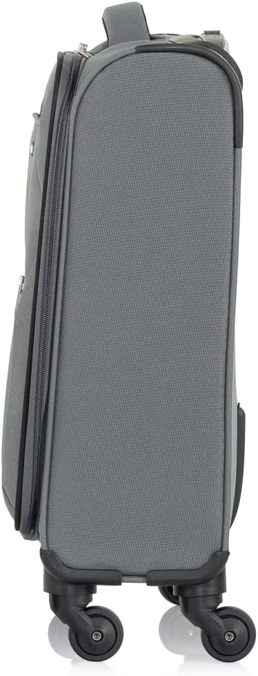 OCHNIK Kleiner Koffer | Softcase | Material: Nylon | Farbe: Grau| Grösse: S | Masse: 54×40×19 cm | F
