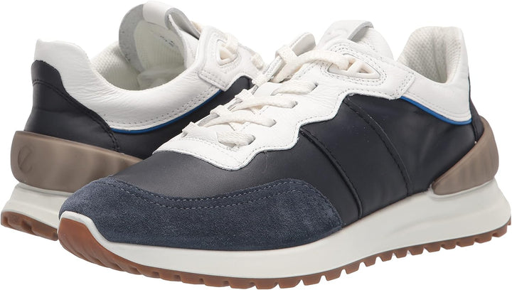 ECCO Herren Astir Retro Sneaker 39.5/40 EU Ombrã Nachthimmel Hellweiã Dynastie, 39.5/40 EU Ombrã Nac