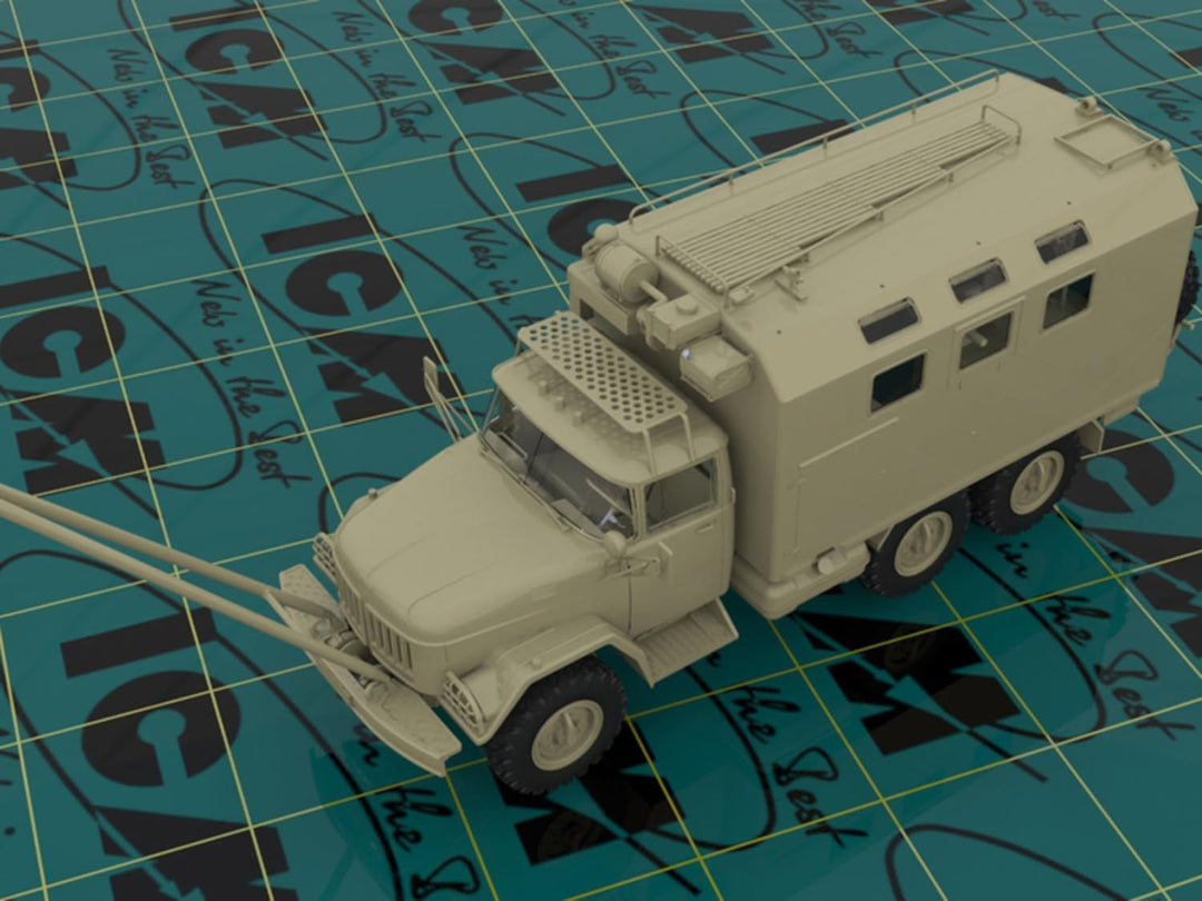 ICM 35520 Modellbausatz ZiL-131 MTO-at, Schwarz