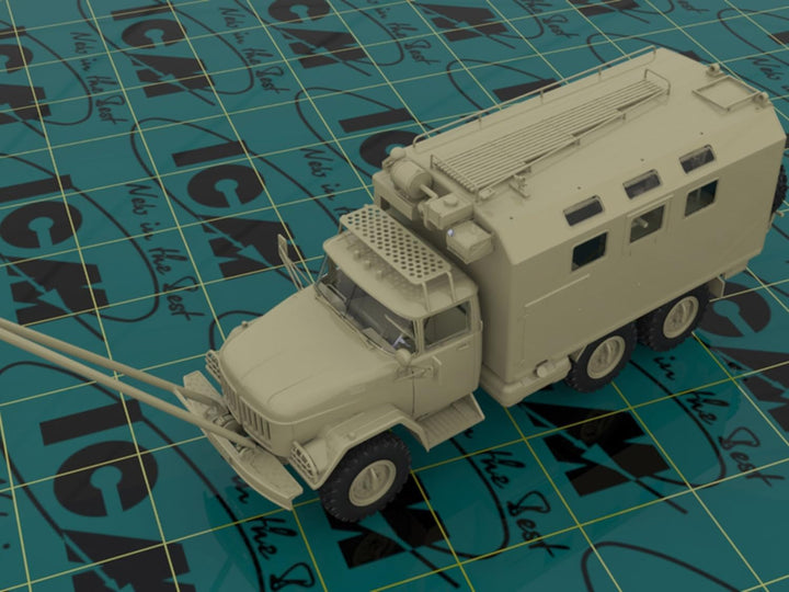 ICM 35520 Modellbausatz ZiL-131 MTO-at, Schwarz