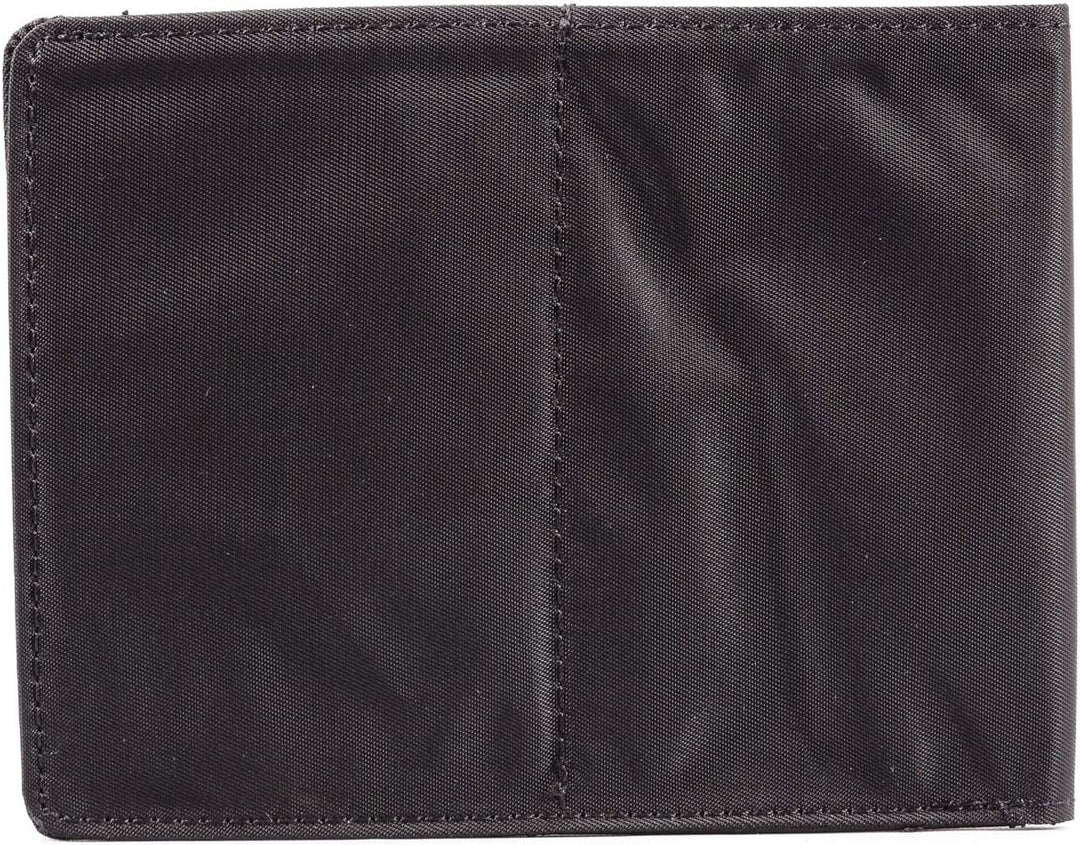Big Skinny Herren Portemonnaie Super Skinny Bi-Fold Slim Wallet für bis zu 30 Karten Schwarz, Schwar