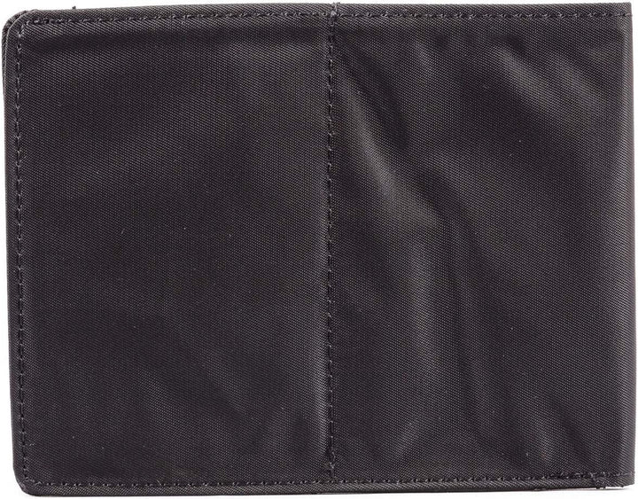 Big Skinny Herren Portemonnaie Super Skinny Bi-Fold Slim Wallet für bis zu 30 Karten Schwarz, Schwar