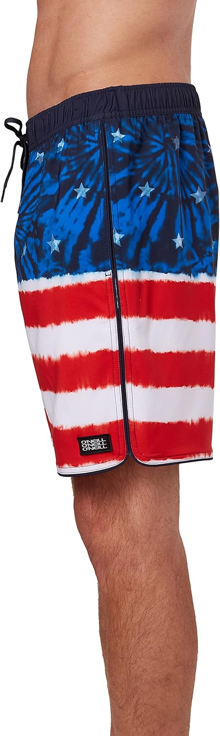 O'NEILL Birds Volley Shorts S Rot Wht Blau, S Rot Wht Blau